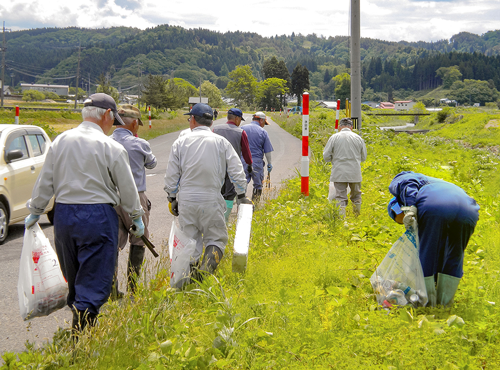 檜山地区のゴミゼロ運動